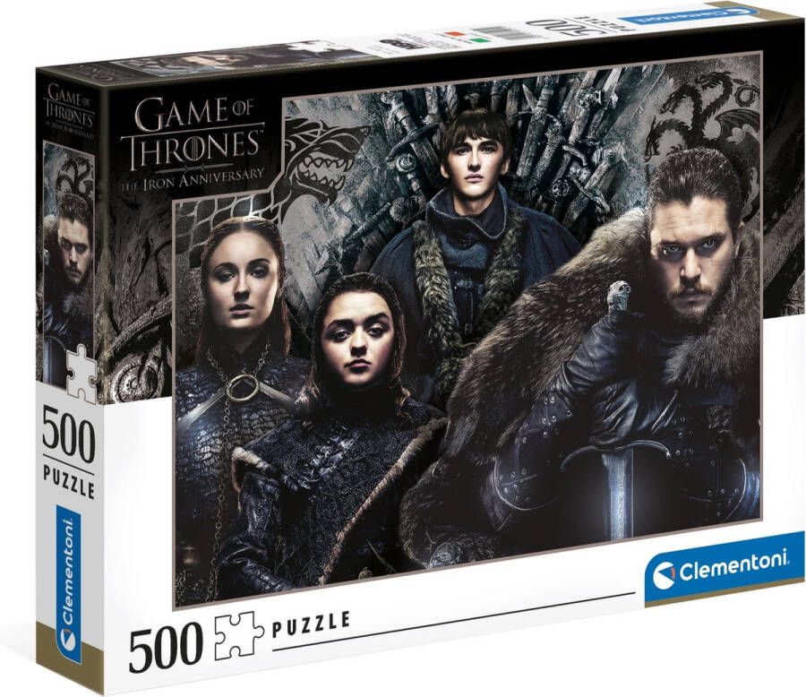 Clementoni Legpuzzel Game Of Thrones Junior Karton 500 Stuks