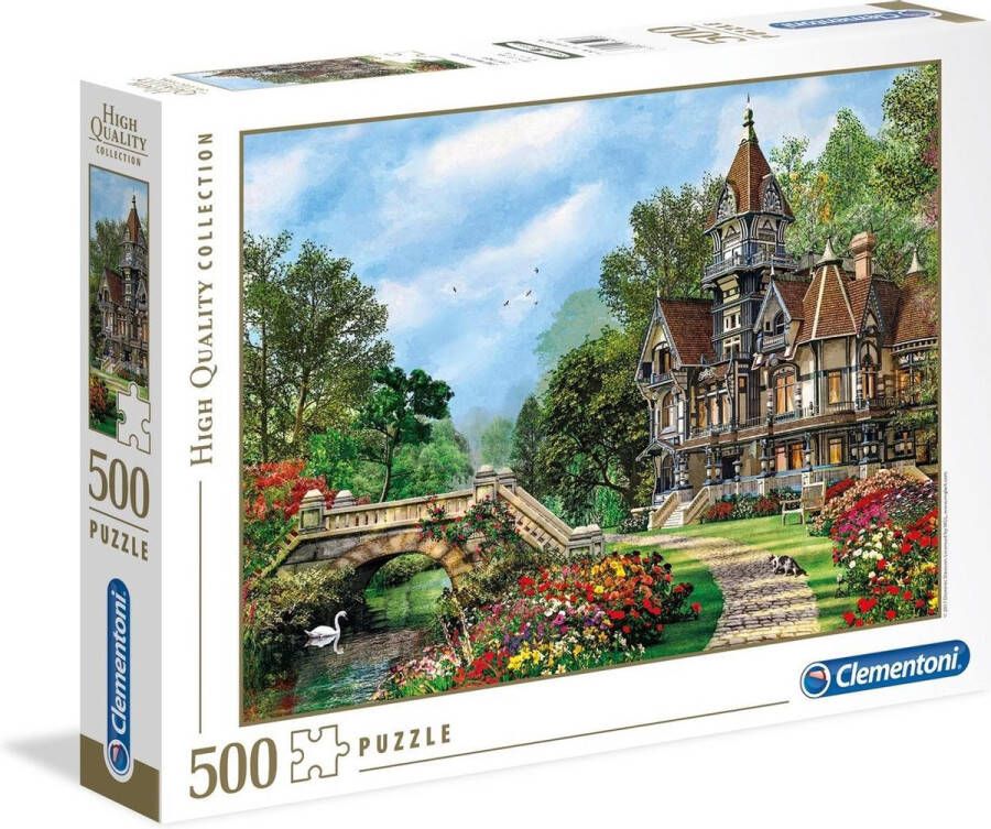 Clementoni legpuzzel High Quality Old Waterway Cottage 500 stukjes