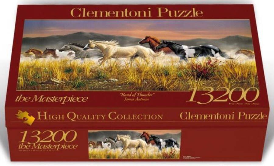 Clementoni Puzzel 13200 Stukjes Band of Thunder Puzzel Voor Volwassenen en Kinderen 10-99 jaar 38006