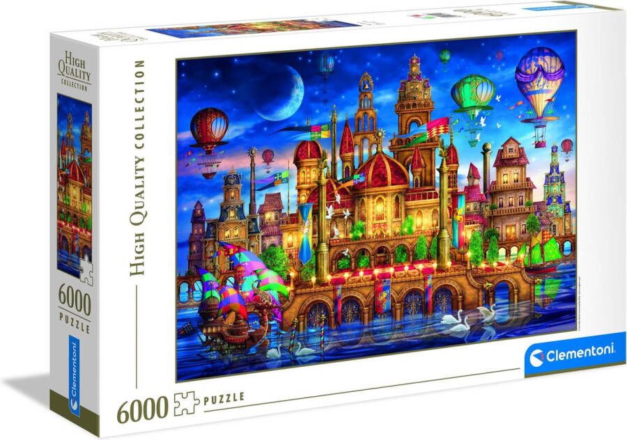 Clementoni Legpuzzel High Quality Puzzel Collectie Downtown 6000 stukjes puzzel volwassenen