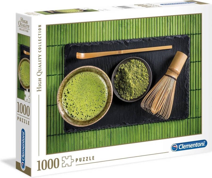 Clementoni Legpuzzel High Quality Puzzel Collectie Matcha Tea 1000 Stukjes puzzel volwassenen