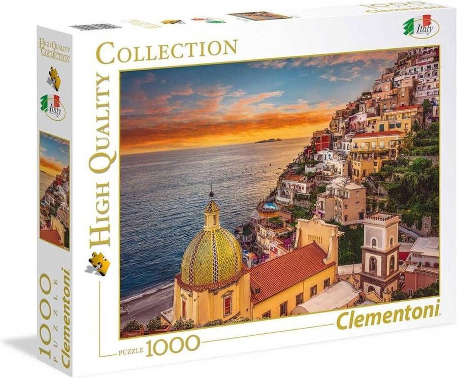 Clementoni Legpuzzel High Quality Puzzel Collectie Positano 1000 stukjes puzzel volwassenen