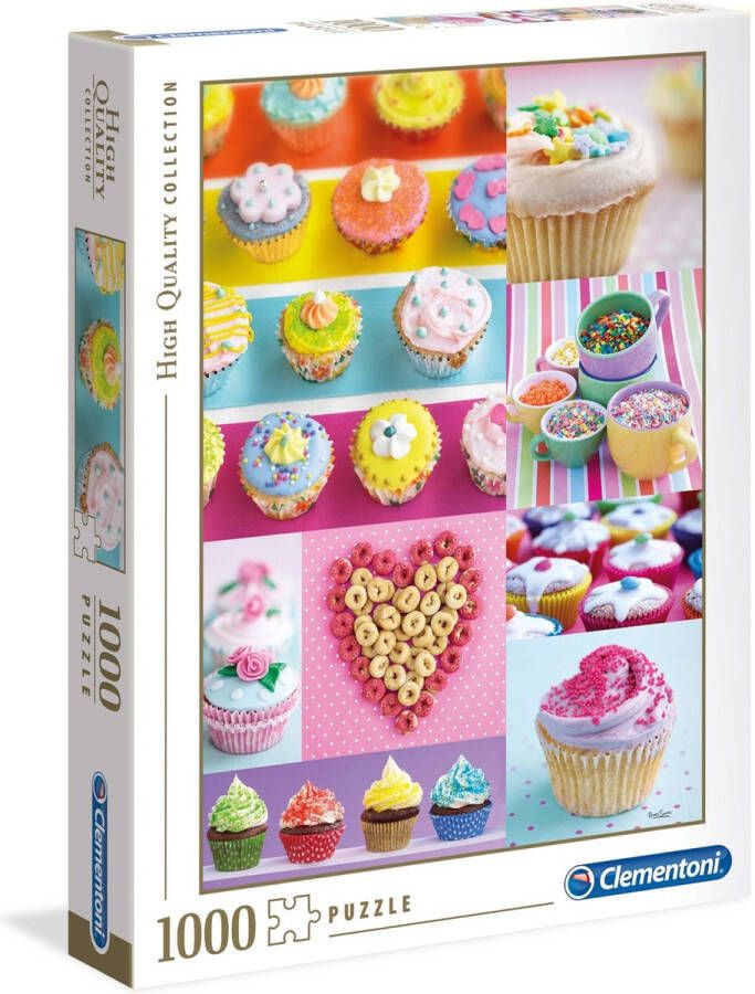 Clementoni Legpuzzel High Quality Puzzel Collectie Sweet donuts 1000 stukjes puzzel volwassenen