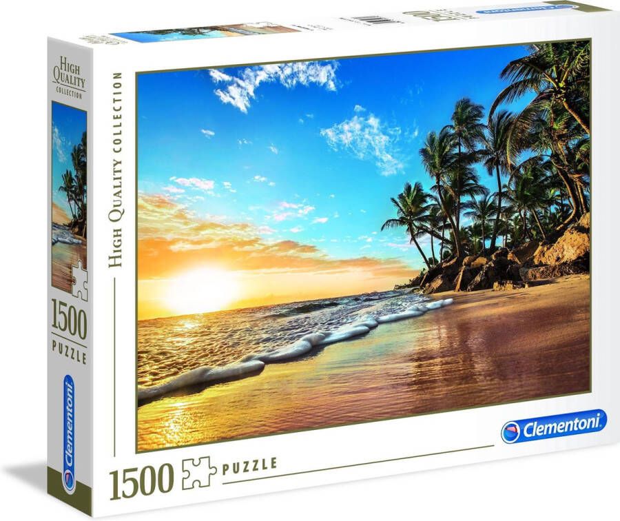 Clementoni Legpuzzel High Quality Puzzel Collectie Tropical Sunrise 1500 stukjes puzzel volwassenen