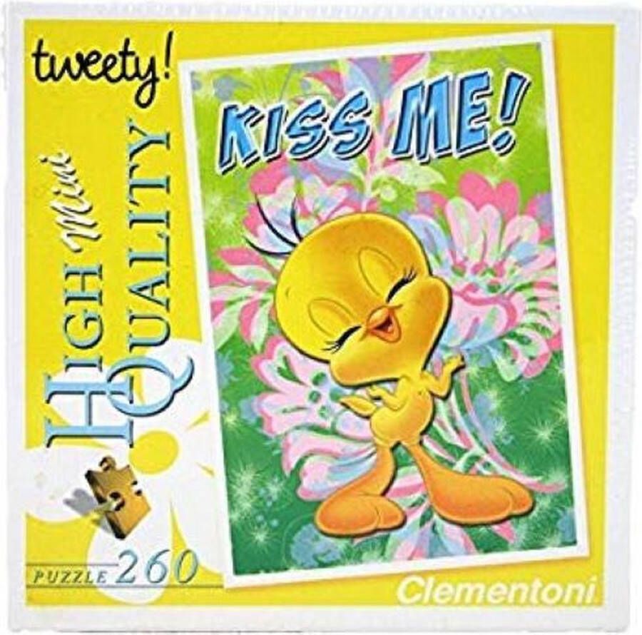 Clementoni Legpuzzel Mini puzzel 260 stukjes Tweety Kiss me puzzel