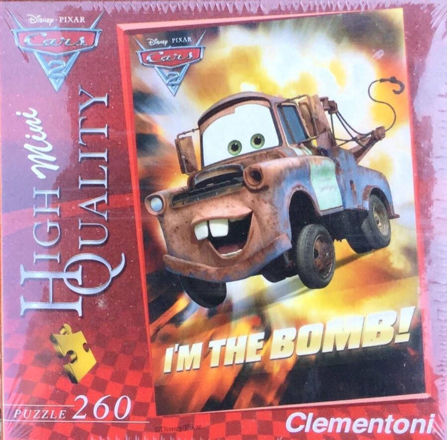 Clementoni Legpuzzel Minipuzzel 260 stukjes Cars puzzel