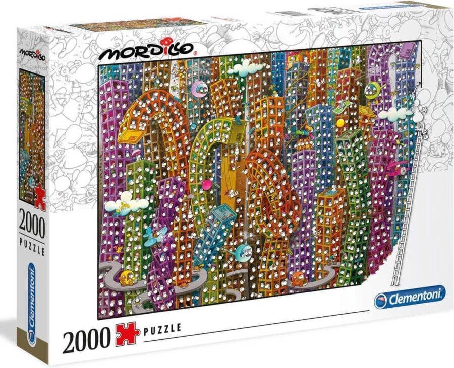 Clementoni Legpuzzel Mordillo Puzzel Collectie The Jungle 2000 Stukjes puzzel volwassenen