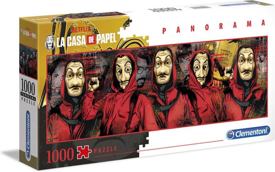 Clementoni Legpuzzel Netflix La Casa De Papel Puzzel Team 1000 Stukjes puzzel volwassenen