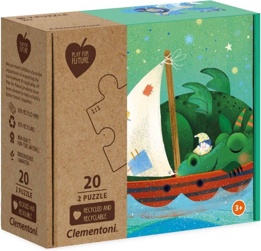 Clementoni Legpuzzel Sweet Dreams 2-in-1 puzzel sinterklaas- schoencadeau- schoencadeautje puzzelen