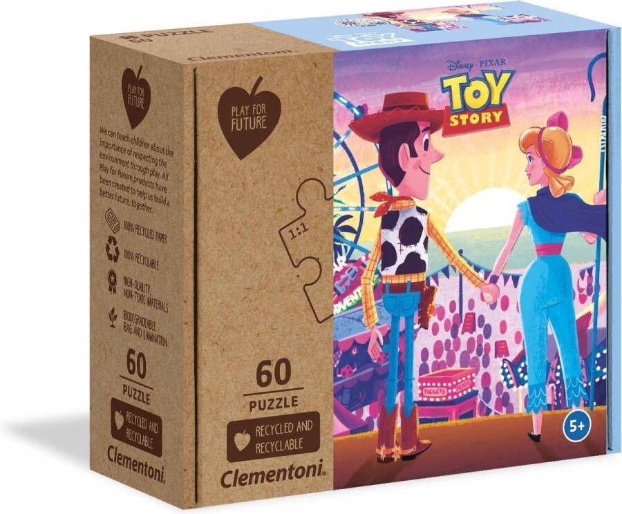 Clementoni Legpuzzel Toy Story Junior 33 5 Cm Karton 60 Stukjes