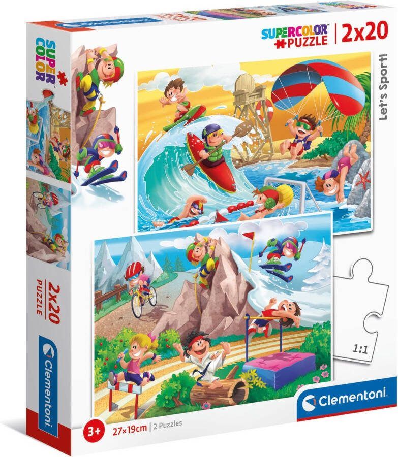 Clementoni Let's sport! Legpuzzel 20 stuk(s) Sporten