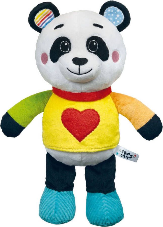 Clementoni Baby Love Me Panda Baby Knuffel Pandabeer Interactieve Knuffel met Geluidseffecten Extra zacht