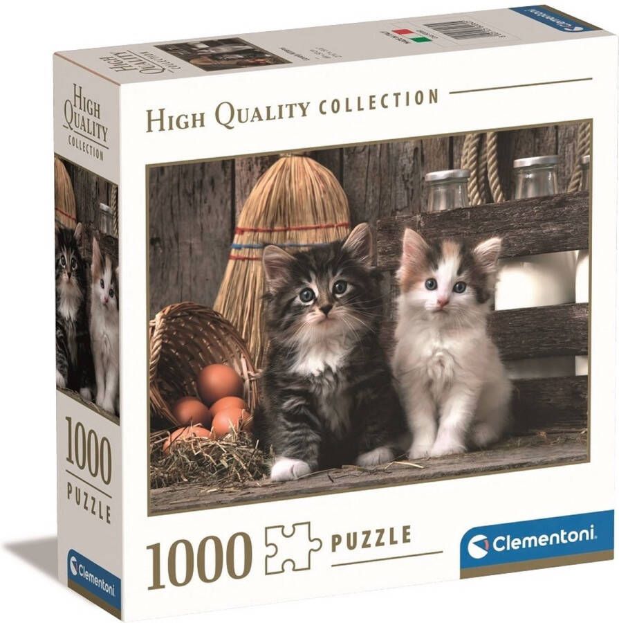 Clementoni Lovely Kittens puzzel 1000 stukjes