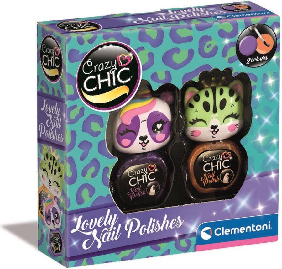 Clementoni LOVELY MAKE UP NAIL SET STILE 1