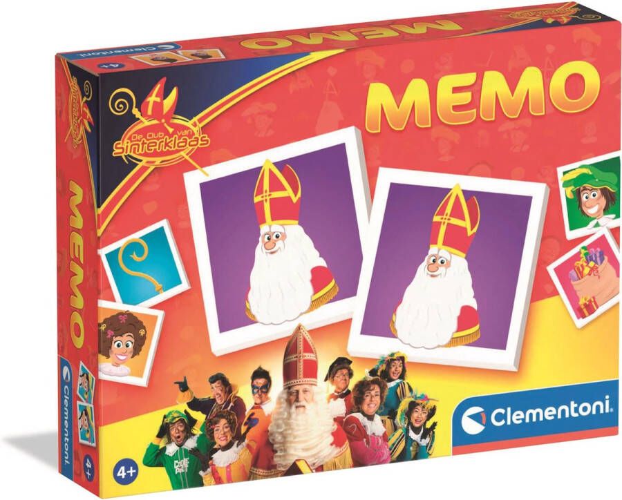 Clementoni De Club van Sinterklaas Memoryspel Speelgoed 48 kaarten Vanaf 4 jaar