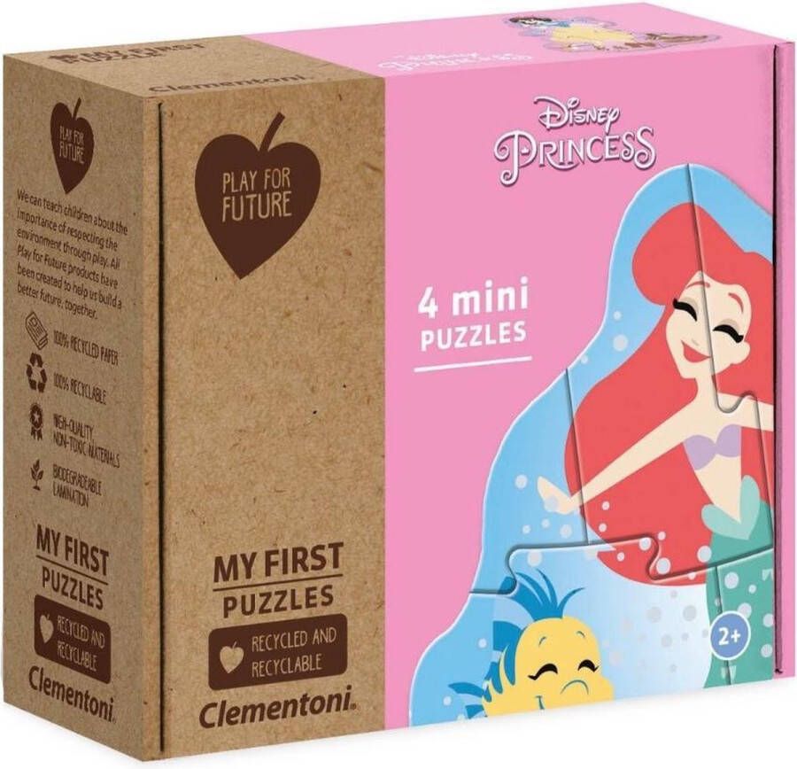 Clementoni Mijn eerste puzzel Princess Legpuzzel Set 3+6+9+12 Stukjes 2-3 jaar 20825