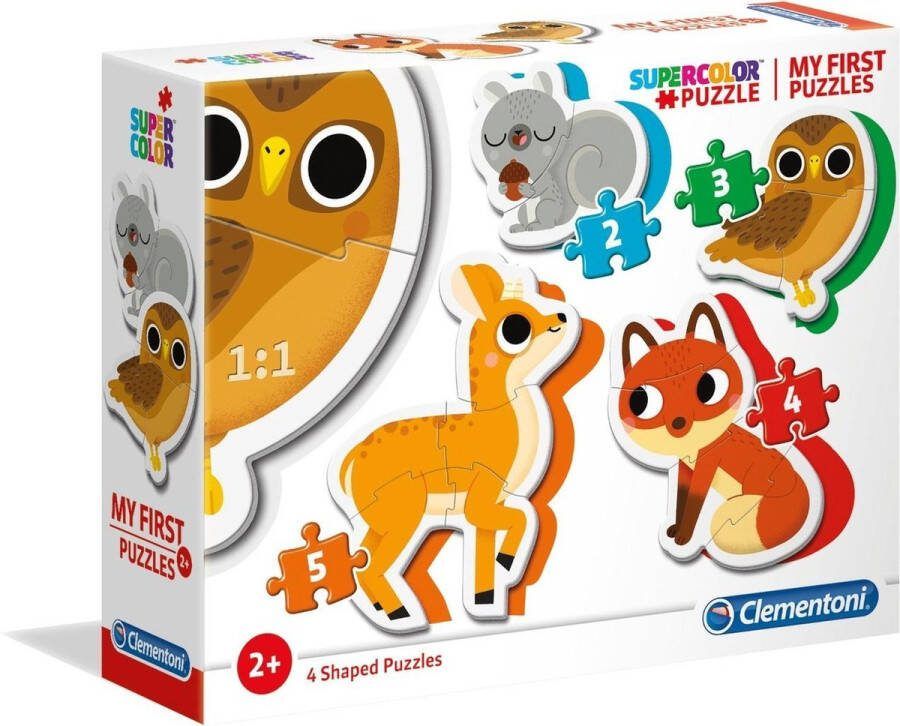 Clementoni Legpuzzel My First Puzzles Forest Animals 30 Stuks