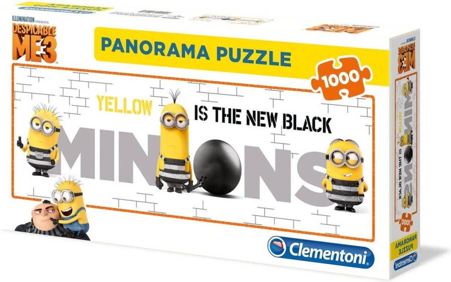 Clementoni Panorama Puzzel Despicable Me 3 1000 stukjes