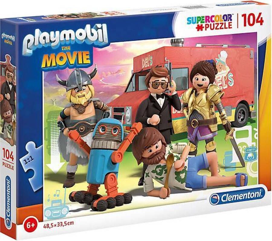 Clementoni Playmobil Legpuzzel 104 stuk(s)