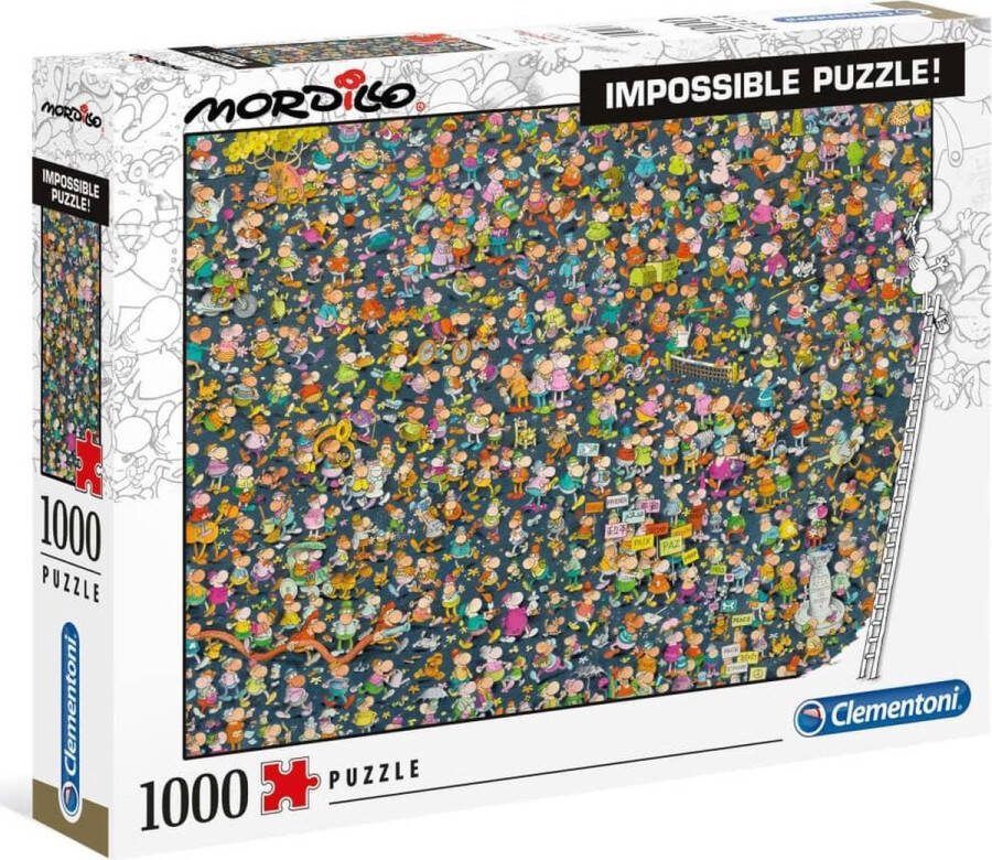 Clementoni Puzzels voor volwassenen Mordillo Impossible Puzzel 1000 Stukjes 10+ jaar 39550