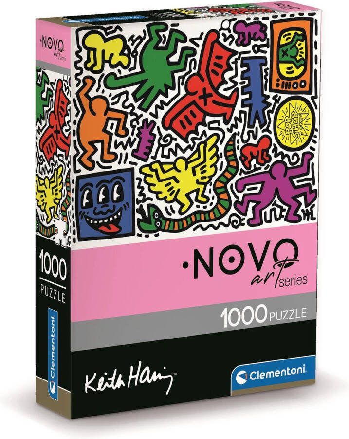 Clementoni Puzzel 1000 Stukjes Keith Haring Puzzel Voor Volwassenen en Kinderen 14-99 jaar 39756