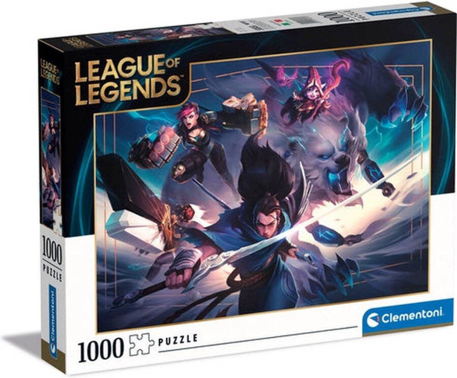 Clementoni Puzzel 1000 Stukjes League of Legends Puzzel Voor Volwassenen en Kinderen 14-99 jaar 39669