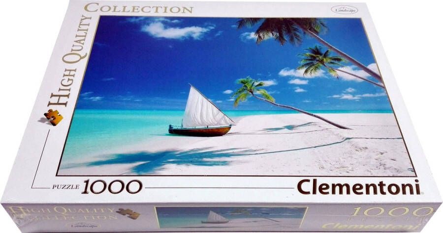 Clementoni Puzzel 1000 stukjes Malediven Eilanden