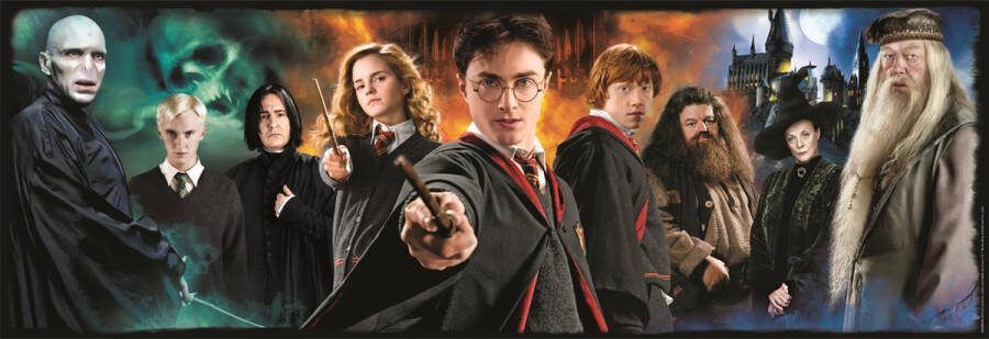 Clementoni Puzzel 1000 Stukjes Panorama Compacte doos Harry Potter Puzzel Voor Volwassenen en Kinderen 14-99 jaar