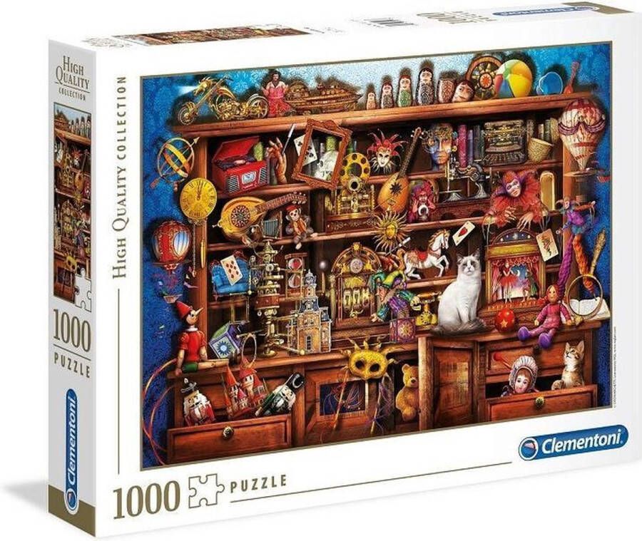 Clementoni Puzzel 1000 Stukjes Volwassenen Legpuzzel Puzzel Kerst Het winter winkeltje 2 69x50 cm Puzzel 1000 Stukjes