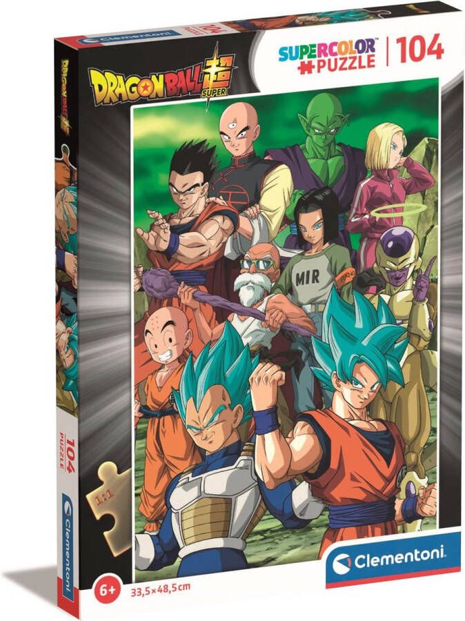 Clementoni Puzzel 104 Stukjes Dragonball Kinderpuzzels 6-8 jaar 25750