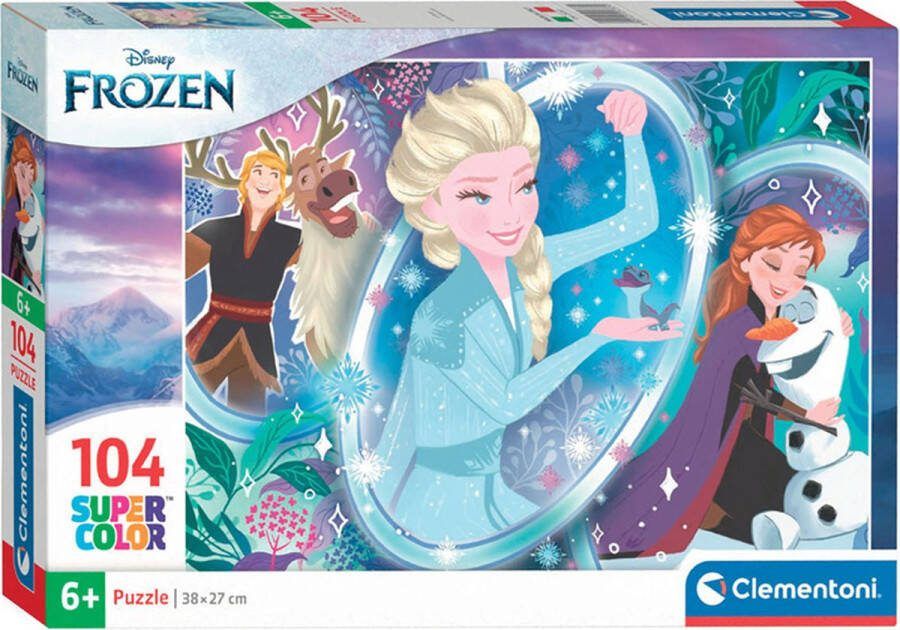 Clementoni Puzzel 104 Stukjes Frozen 2 Kinderpuzzels 6-8 jaar 25737