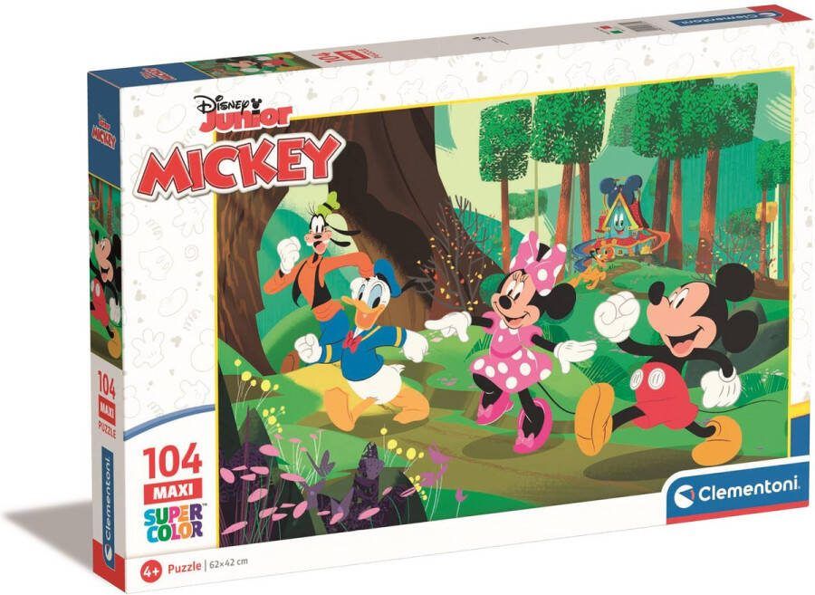 Clementoni Puzzel 104 Stukjes Maxi Mickey And Friends Kinderpuzzels 4-6 jaar 23772