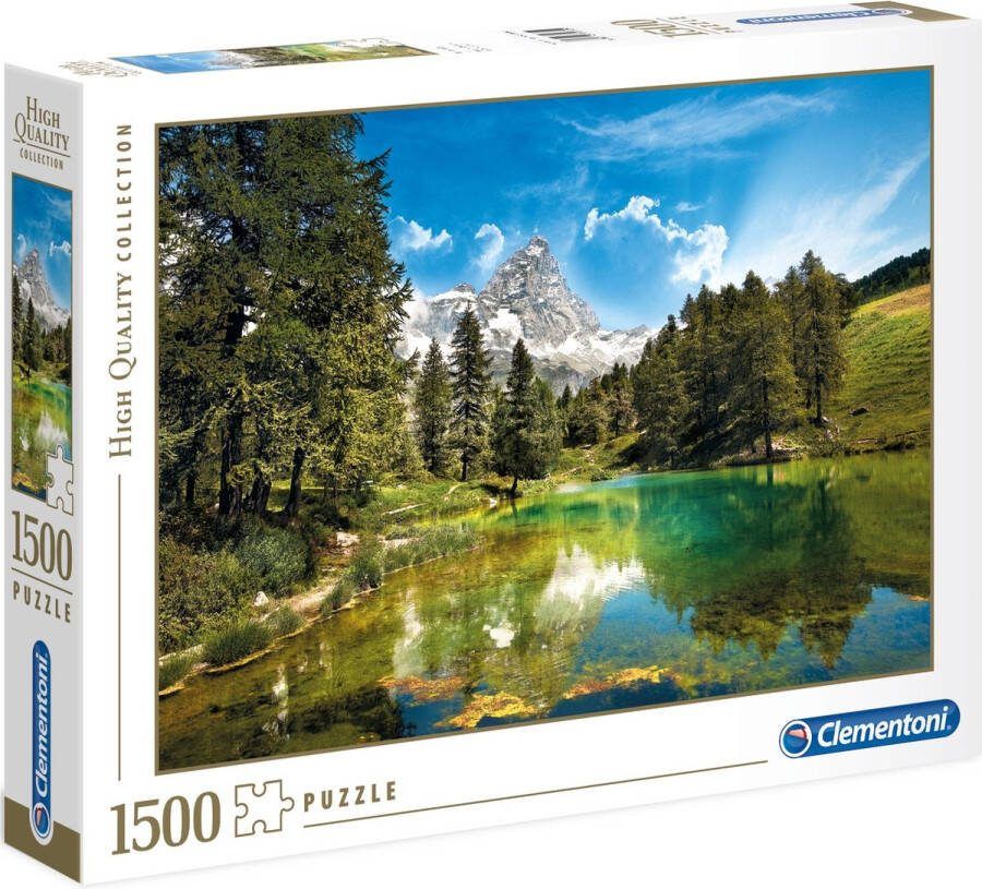Clementoni Puzzel 1500 Stukjes High Quality Collection Blue Lake Puzzel Voor Volwassenen en Kinderen 14-99 jaar 31680