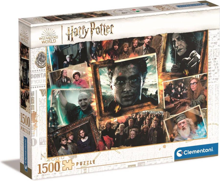 Clementoni Puzzel 1500 Stukjes High Quality Collection Harry Potter Puzzel Voor Volwassenen en Kinderen 10-99 jaar 31697