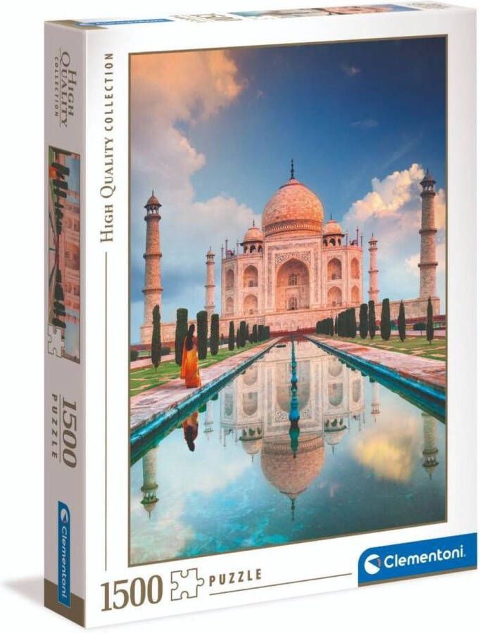 Clementoni Puzzel 1500 Stukjes High Quality Collection Taj Mahal Puzzel Voor Volwassenen en Kinderen 14-99 jaar 31818