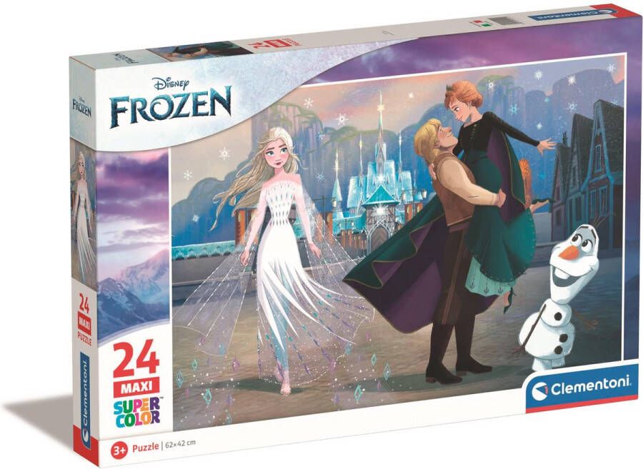 Clementoni Puzzel 24 Stukjes Maxi Frozen Kinderpuzzels 3-5 jaar 24242