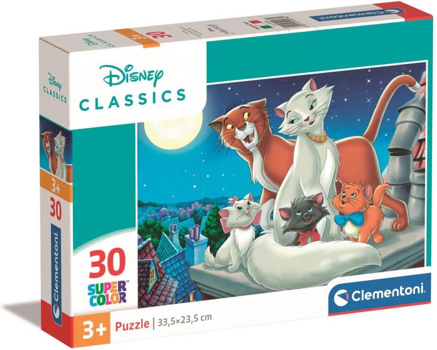 Clementoni Puzzel 30 Stukjes Disney Animals Kinderpuzzels 3-5 jaar 20278