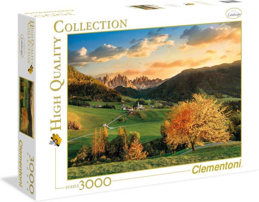 Clementoni Puzzel 3000 Stukjes High Quality Collection The AlpsPuzzel Voor Volwassenen en Kinderen 14-99 jaar 33545
