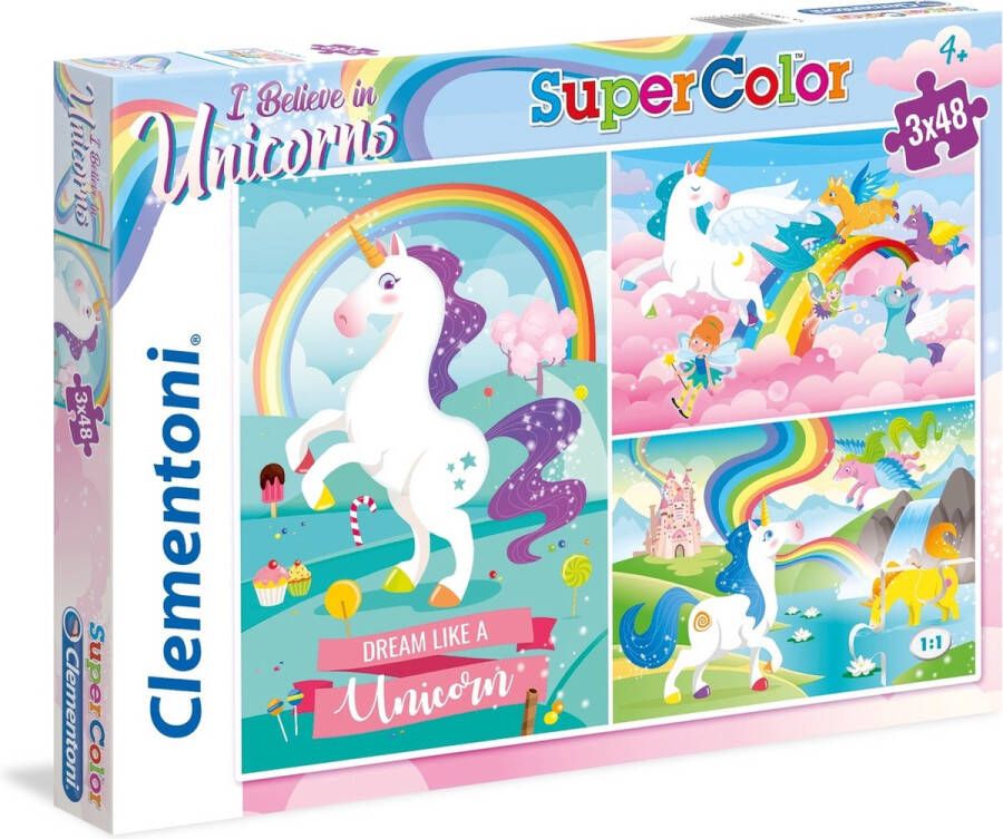 Clementoni Puzzels Unicorn – Puzzel Kinderen 4 jaar Legpuzzel Vanaf 4 jaar