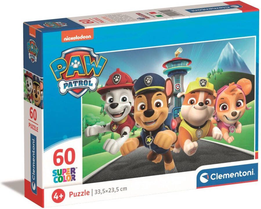 Clementoni Puzzel 60 Stukjes Paw Patrol Kinderpuzzels 5-7 jaar 26114