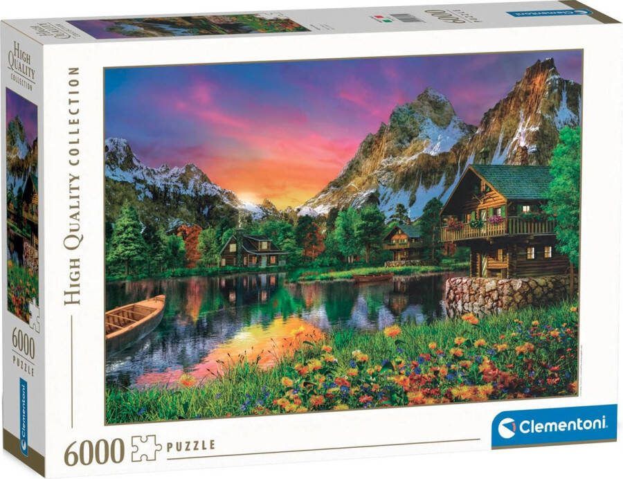 Clementoni Puzzel 6000 Stukjes High Quality Collection Alpine Lake Puzzel Voor Volwassenen en Kinderen 14-99 jaar 36531