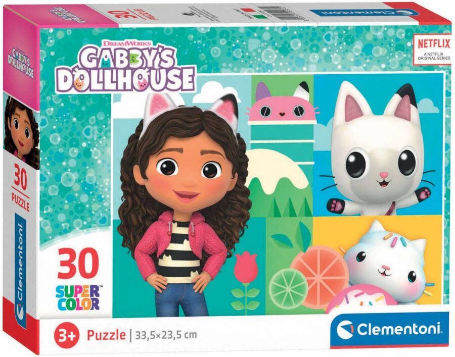 Clementoni Puzzel Gabby's Poppenhuis Dollhouse 30x stuks