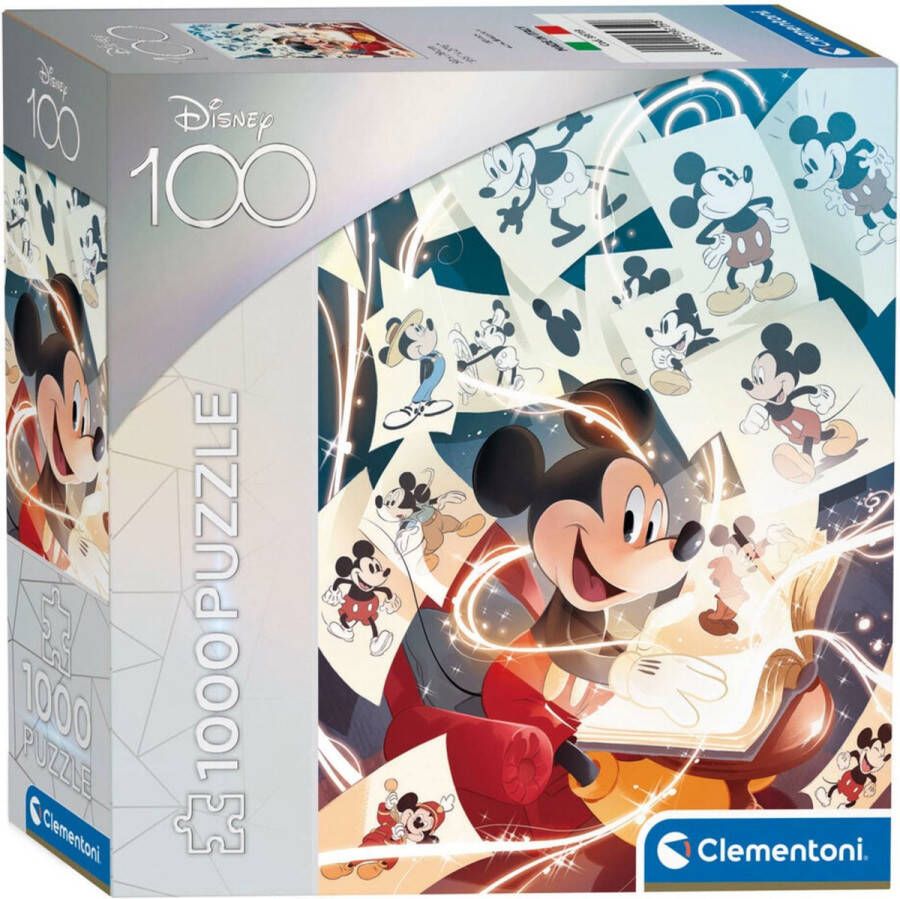 Clementoni Puzzel Mickey Mouse Celeb. Disney 100 Stukjes