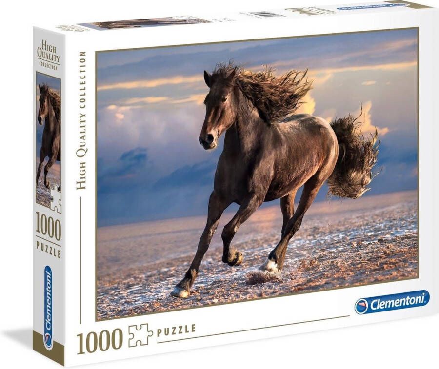 Clementoni puzzel Wild Paard 1000 stukjes