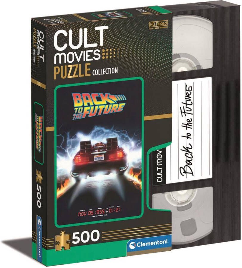 Clementoni Puzzels voor volwassenen Cult Movies Back To The Future Legpuzzel 500 Stukjes 14-99 jaar 35110