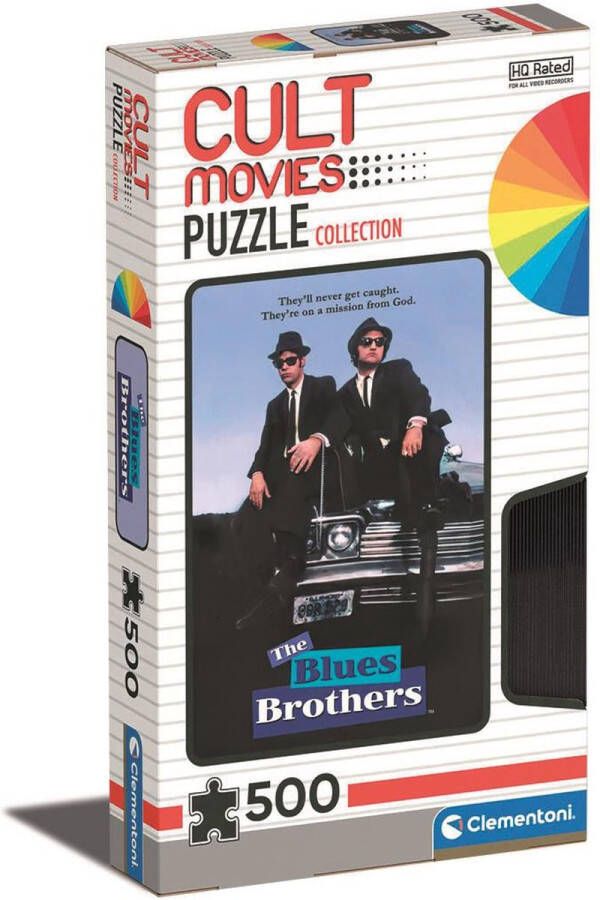 Clementoni Puzzels voor volwassenen Cult Movies Blues Brothers Legpuzzel 500 Stukjes 14-99 jaar 35109