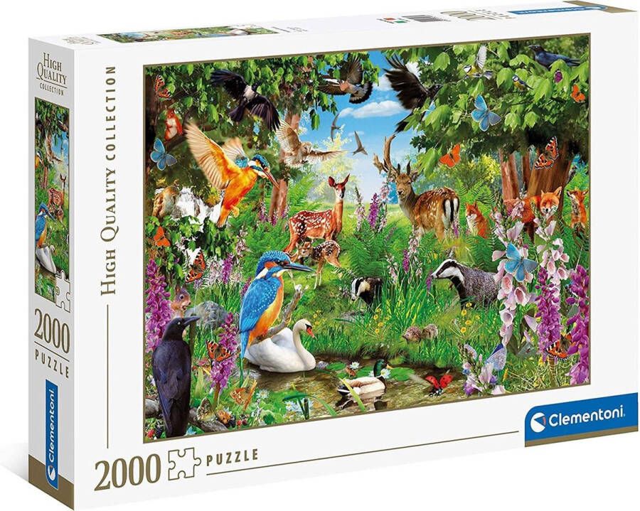 Clementoni Puzzels voor volwassenen Fantastic Forest Puzzel 2000 Stukjes 14+ jaar 32566