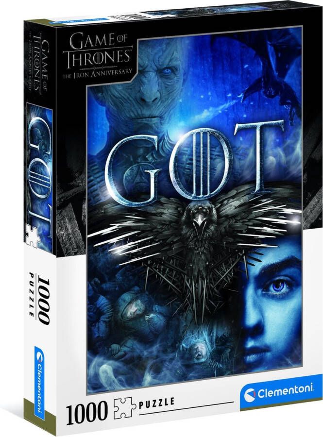 Clementoni Puzzels voor volwassenen Game of Thrones Puzzel 1000 Stukjes 10+ jaar 39589