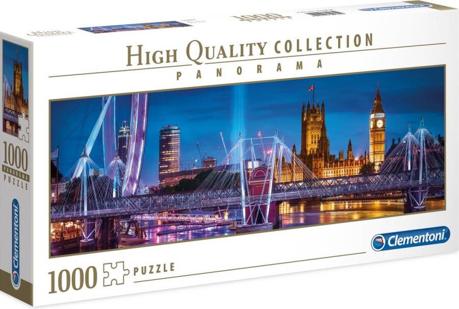 Clementoni Puzzels voor volwassenen London 2019 Panorama High Quality Collection Puzzel 1000 Stukjes 10+ jaar 39485