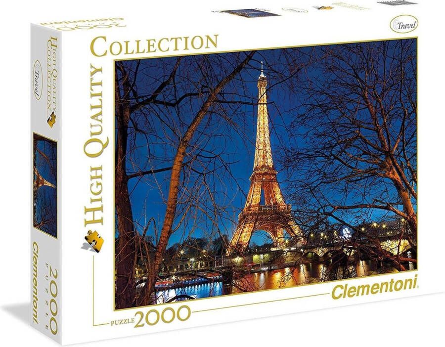 Clementoni Puzzel 2000 Stukjes High Quality Collection Paris Puzzel Voor Volwassenen en Kinderen 14-99 jaar 32554